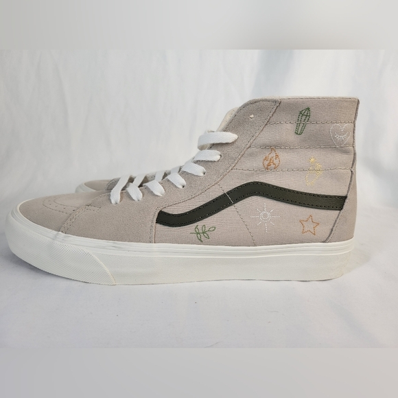 NWOB Vans trainers SK8-Hi Tapered VR3 Beige 11.5 - Picture 8 of 13